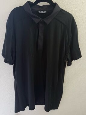 Arc’teryx Captive Polo Black Short Sleeve Size XXL Athletic Camping Climbing